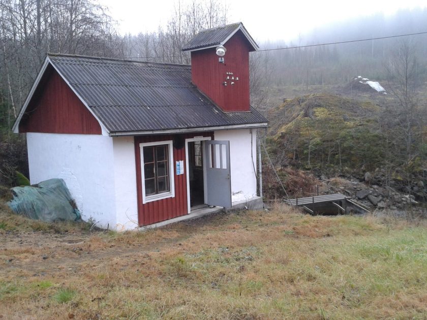 The turbine building